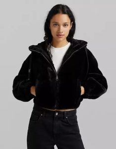Image of sale on Faux Fur Hooded Jacket