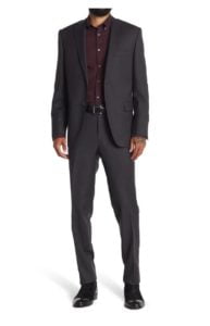Image of sale on 2B Slim Fit Charcoal Wool Suit