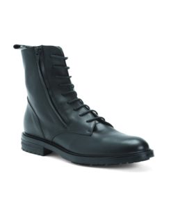 Image of sale on Leather Laced Boots With Zipper