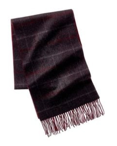 Image of sale on Cashmere Plaid Cashmere Scarf