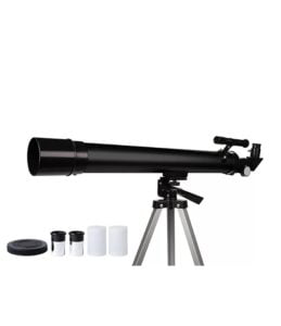 Image of sale on Brookstone 50x/100x Refractor Telescope