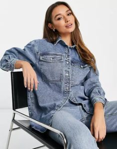 Image of sale on Oversized Denim Shacket