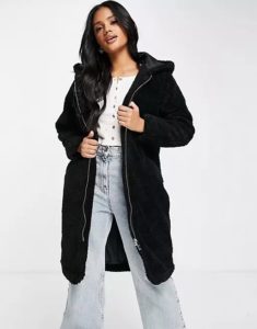 Image of sale on Hooded Shearling Coat