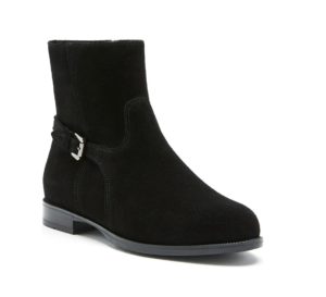 Image of sale on Lexa Waterproof Suede Buckled Bootie