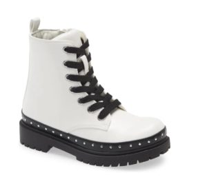 Image of sale on Girls Lug Lace-Up Boot size 2-5