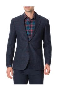 Image of sale on Regular Fit Check Wool & Cotton Jacket