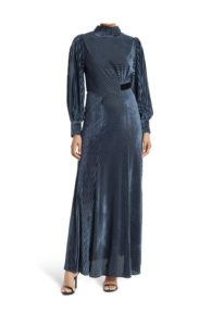 Image of sale on Long Sleeve Velvet Dress