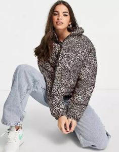 Image of sale on Padded Jacket In Leopard Print