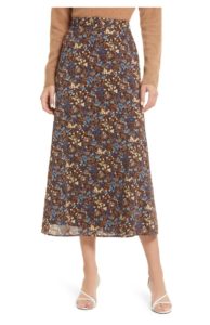 Image of sale on Cotton Blend Midi Skirt