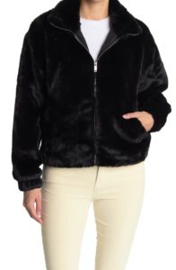Image of sale on Schwartz Faux Fur Jacket