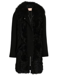 Image of sale on Wool-Cashmere Shearling Coat