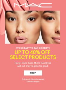 Image of sale on Up to 40% Off Mac!