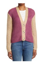 Image of sale on Colorblock Speckled Cardigan