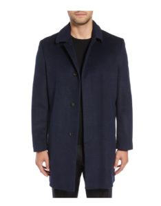Image of sale on Turner Plaid Wool Blend Topcoat