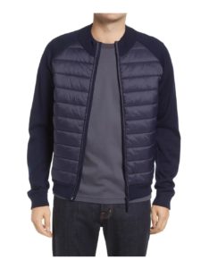 Image of sale on Lantana Mix Media Quilted Wool Blend Jacket