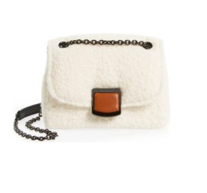 Image of sale on Brioche Small High Pile Fleece Shoulder Bag