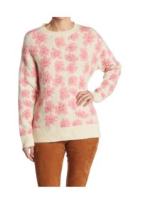Image of sale on Nikki Flower Print Sweater