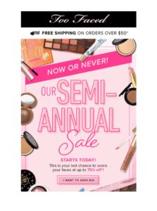 Image of sale on Major Makeup Sale!