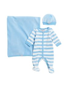 Image of sale on Footie, Cap & Blanket Set