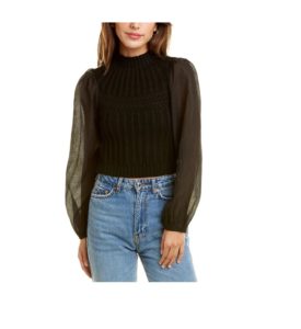 Image of sale on Sheer Sleeve Sweater