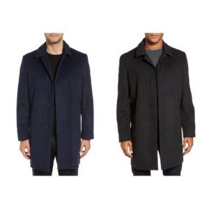 Image of sale on Turner Plaid Wool Blend Topcoat