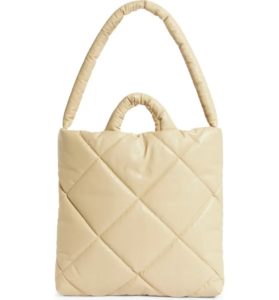 Image of sale on Medium Quilted Oiled Canvas Pillow Bag