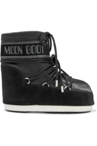 Image of sale on Classic Low lace-up satin and suede snow boots