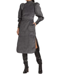 Image of sale on Dee Corduroy Mockneck Dress +$25 Gift Card