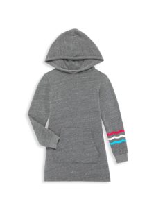 Image of sale on Little Girl’s & Girl’s Waves Hoodie Dress