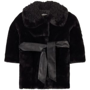 Image of sale on Faux Fur Jacket Black