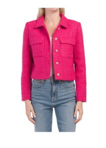 Image of sale on Cropped Boucle Blazer