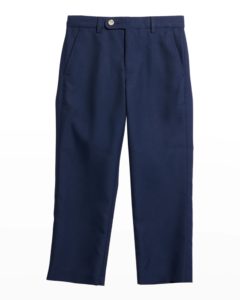 Image of sale on Boy’s Durham Solid Straight-Leg Pants, Size XXS-XL