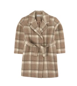 Image of sale on Checked Coat Beige size 10-16