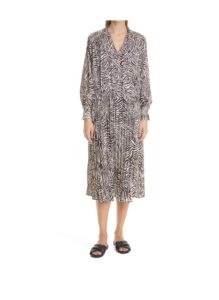 Image of sale on Animal Print Long Sleeve Midi