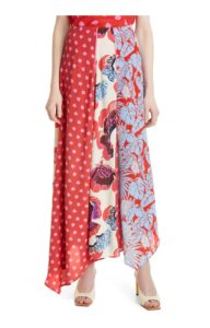 Image of sale on Jeffery Mix Print Asymmetrical Skirt