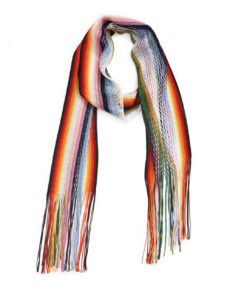 Image of sale on Stripe Knit Scarf