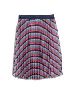 Image of sale on Girls’ Striped Pleated Skirt – Little Kid