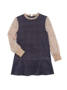 Image of sale on Little Girl’s & Girl’s Printed Faux Suede Dress