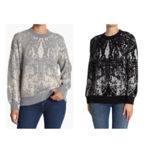 Image of sale on Leonardo Printed Crew Neck Sweater