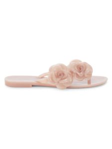 Image of sale on Harmagaviii Floral Appliqué Flip-Flops