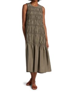 Image of sale on Lena Smocked Midi Dress