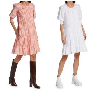 Image of sale on Lena Puff Sleeve Dress 39.5 Inches