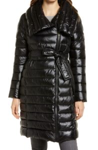 Image of sale on Water Repellent Belted Puffer Jacket
