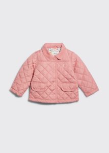Image of sale on Girl’s Mabel Diamond Quilted Jacket, Size 6-24M