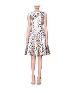 Image of sale on Pebble Jacquard A-Line Party Dress size 12