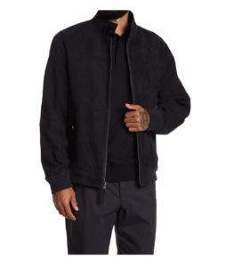 Image of sale on Harrington Suede Bomber Jacket