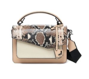 Image of sale on Cobble Hill Snake Embossed & Colorblock Leather Crossbody Bag