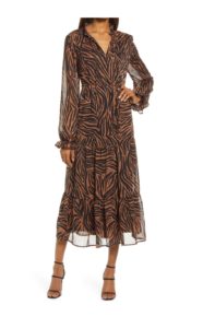 Image of sale on Haddie Long Sleeve Maxi Dress