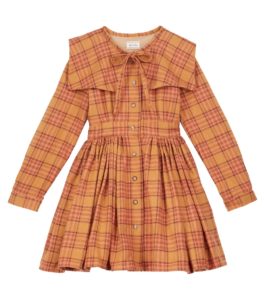 Image of sale on Odille Melton checked cotton dress size 2-6