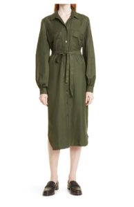 Image of sale on Camila Long Sleeve Midi Shirtdress